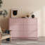 Commode 6 tiroirs pour chambre à coucher, large commode moderne de 46,5 po avec poignée sans ondulation-454752295