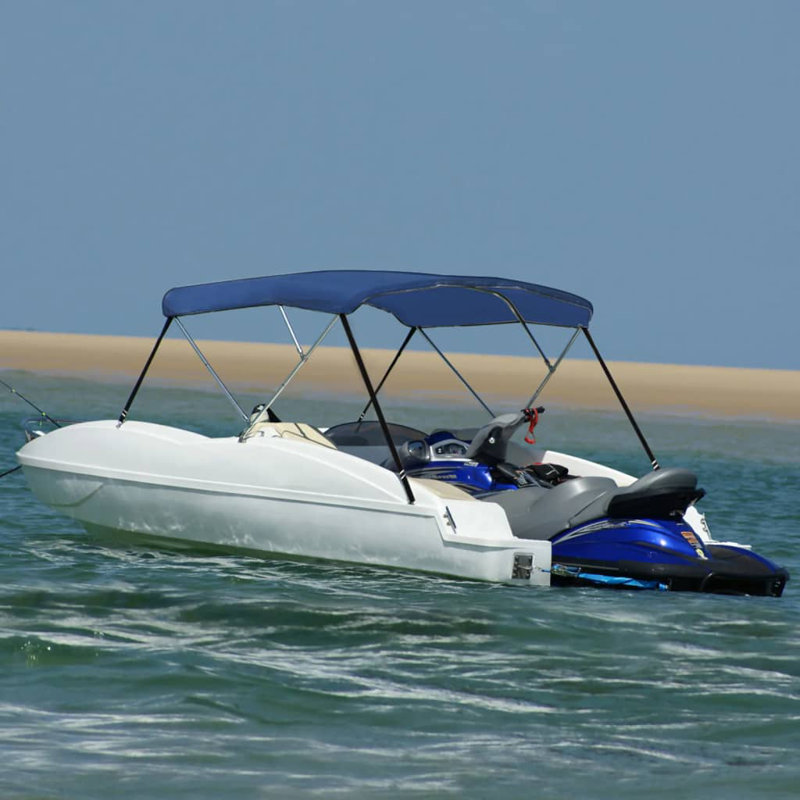 Toile avec cadre en aluminium pour bateau, H 53,9 po x l 72 po x P 62,9 po, Bleu