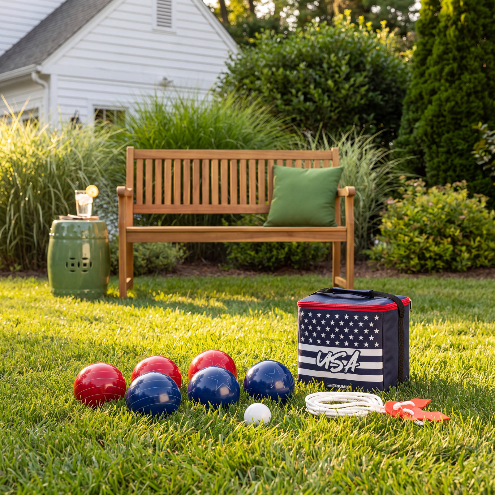 Triumph Patriotic Bocce Ball Set