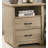 22"W Light Oak Finish 2-Drawer Nightstand Bedside Table With USB Charging  Ports-166237959