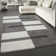 Curron Geometric Shag Area Rug