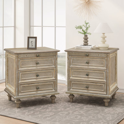 Ensemble de 2 tables de chevet Farmhouse