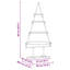 Metal Christmas Tree with Stand Gold Powder-coated steel-1712149303