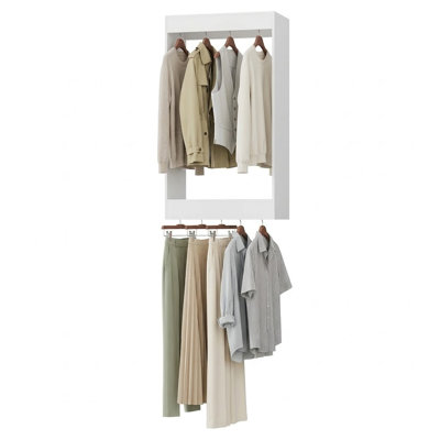 19.5" W Modular Closet System Double Hanging Unit