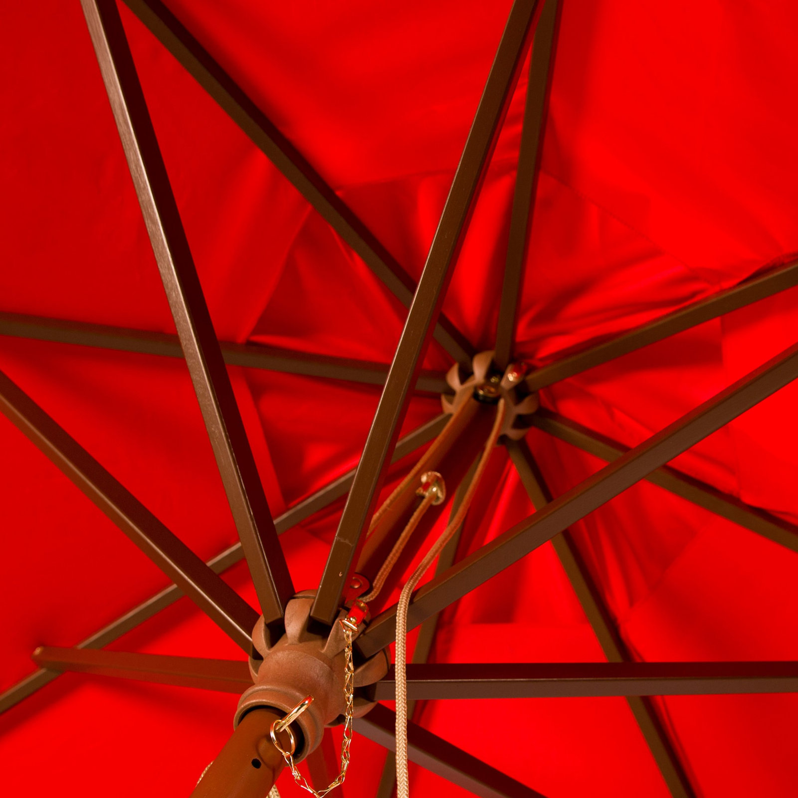Ellarose 130'' Outdoor Umbrella, Red