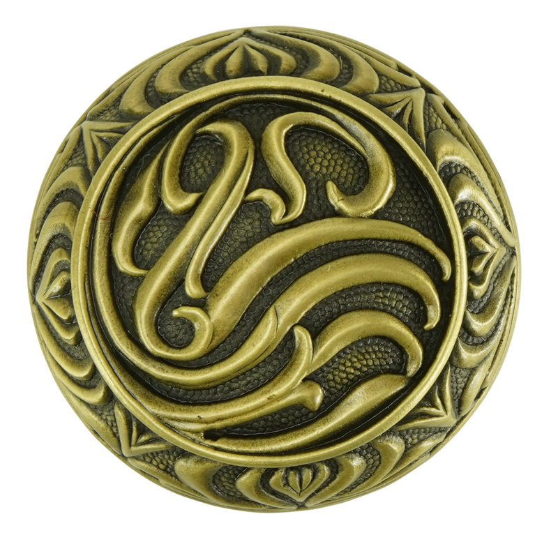 ASSORTED KNOB PLATE, Brass, 1 3/8"