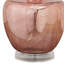 Lampe de table Hior, corps en verre rouge, abat-jour en polyester ivoire, 26 po-116809155
