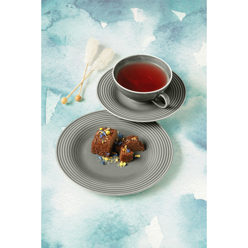13.5 Cm Saucer, Pearl Grey