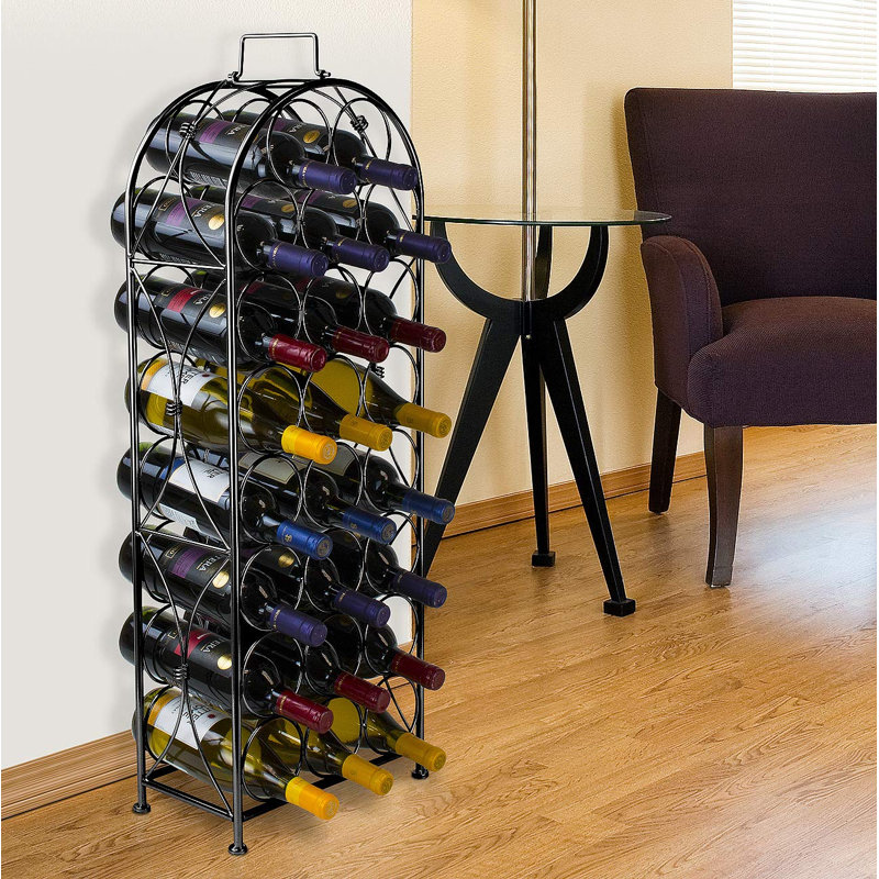23 Bottle Floor Wine Bottle Rack