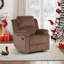 Fauteuil inclinable manuel rembourré en microfibre Nikodemos-1530999296