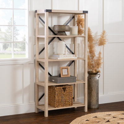 Larenda 64" Etagere 4-Shelf Bookcase