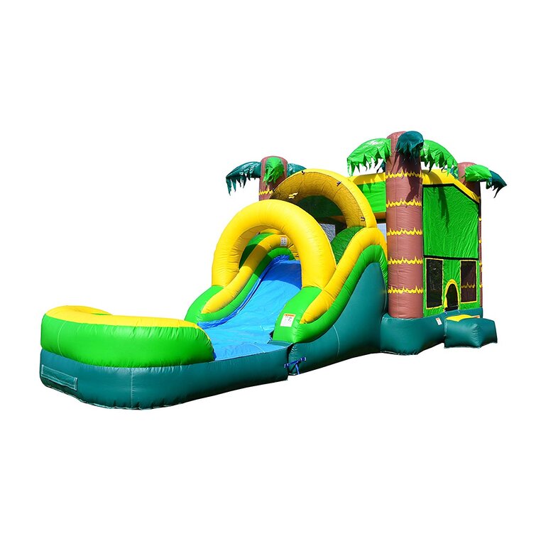 JumpOrange Commercial Grade Water Slide Inflatable with Splash Pool for  Kids and Adults (with Blower), Electric Theme