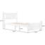 Lit plateforme en bois massif Straussview-404026402