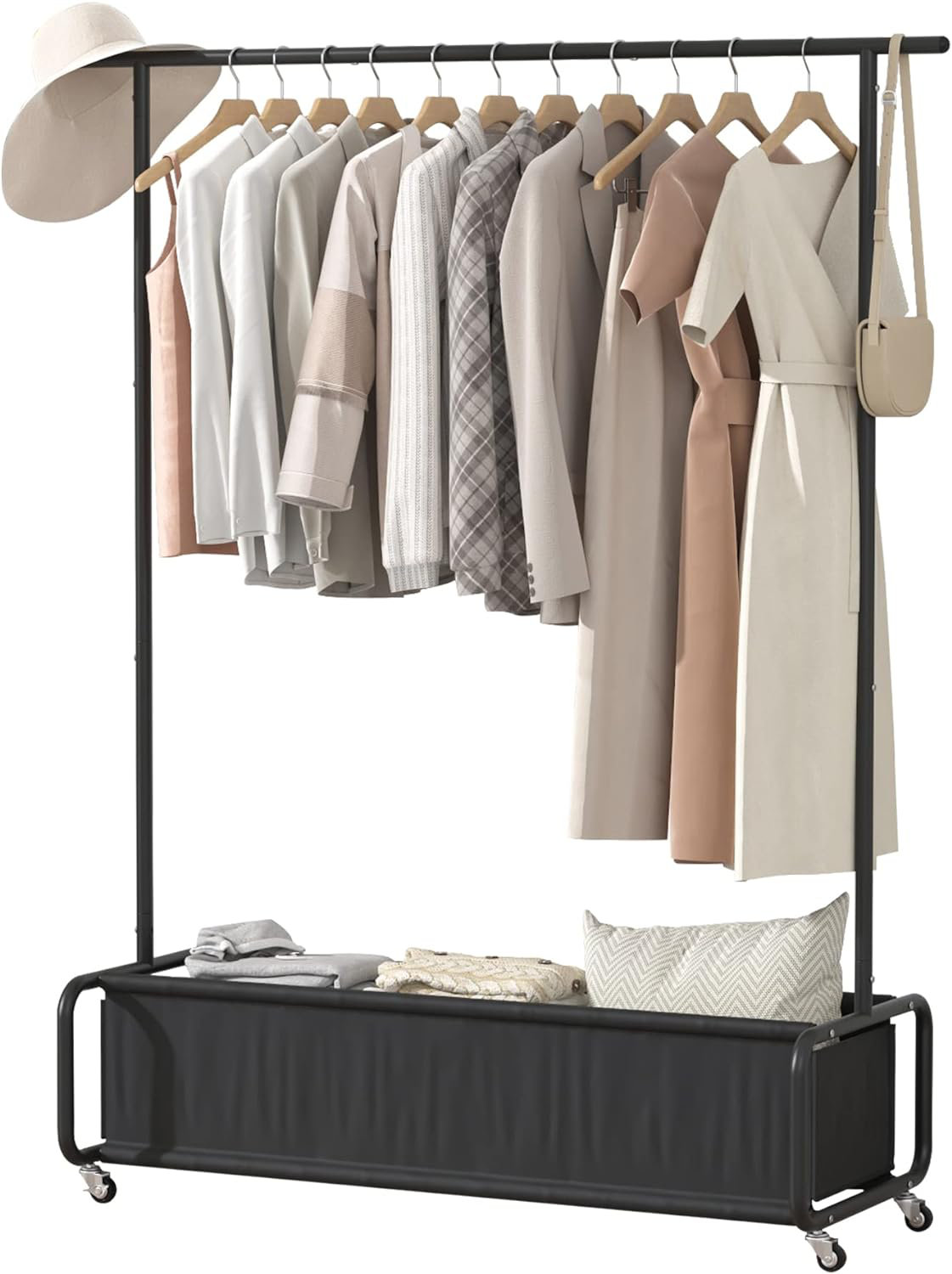 Rebrilliant Dyal Metal Freestanding Clothes Rack Wayfair