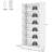 6-Tier Modern Library Bookshelf with Storage