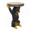 Tabouret de table d'appoint à piédestal 22,17 po H Black Dog