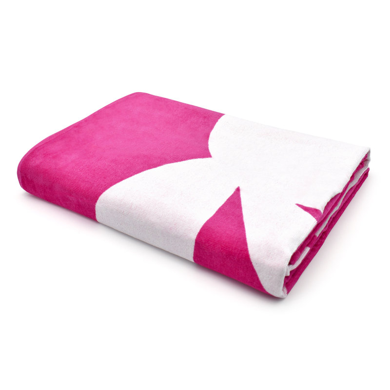 Peniel Cotton Plush Velour Bunny Classic Dk Beach towel - 76x152