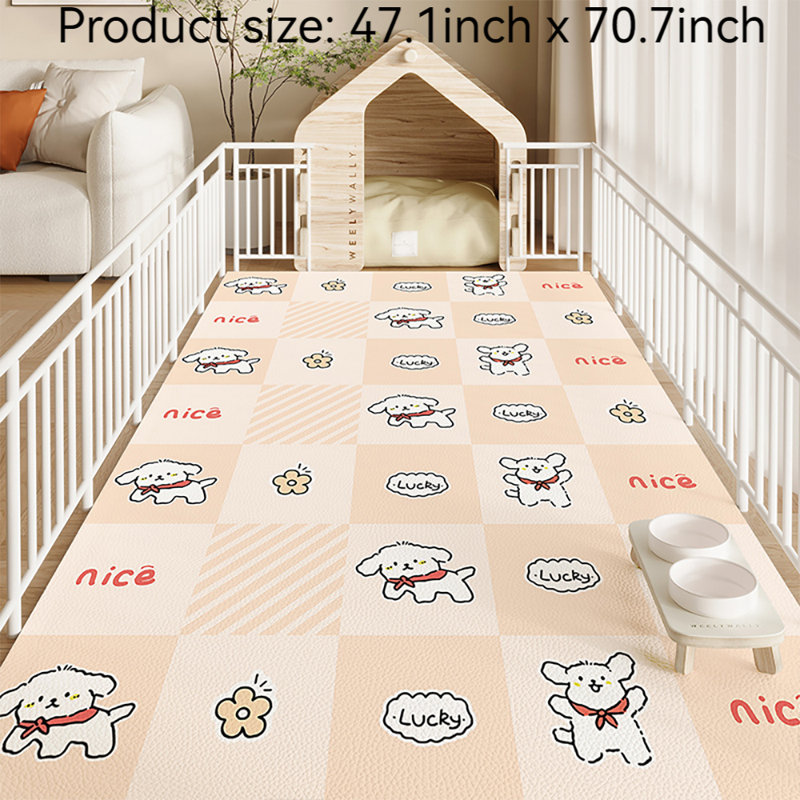 Tapis pour animaux de compagnie, H 0,15 po x l 47,1 po x P 70,7 po