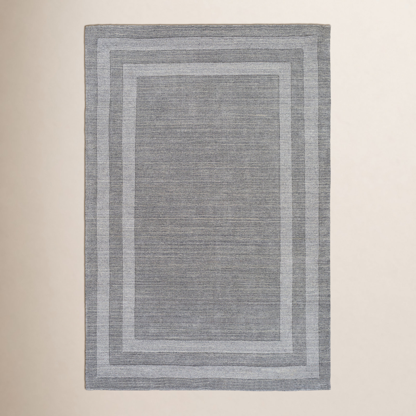 Pierson Medium Gray Hand-Tufted Rug, Rectangle 8' x 11'