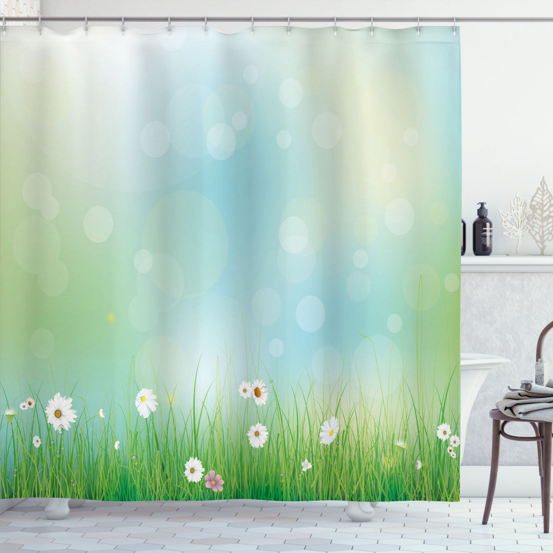 Tamela Shower Curtain with Hooks Included Winston Porter