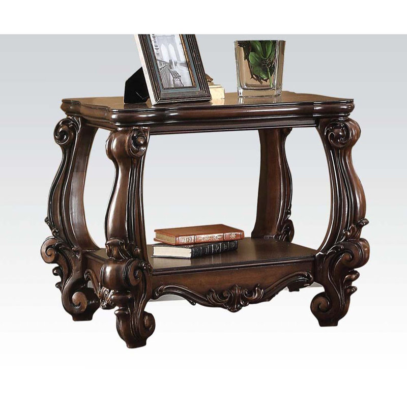 Versailles End Table, Cherry Oak Finish, Cherry