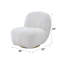 Élégante chaise blanche avec pivot - siège luxueux et confortable offrant une expérience de confort enveloppant