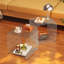 Table d'appoint simple carrée rétro pour le salon-882975786-892337482