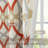 Breneisha Linen Textured Geometric Curtains Thermal Insulated Grommet Curtains-1948205179