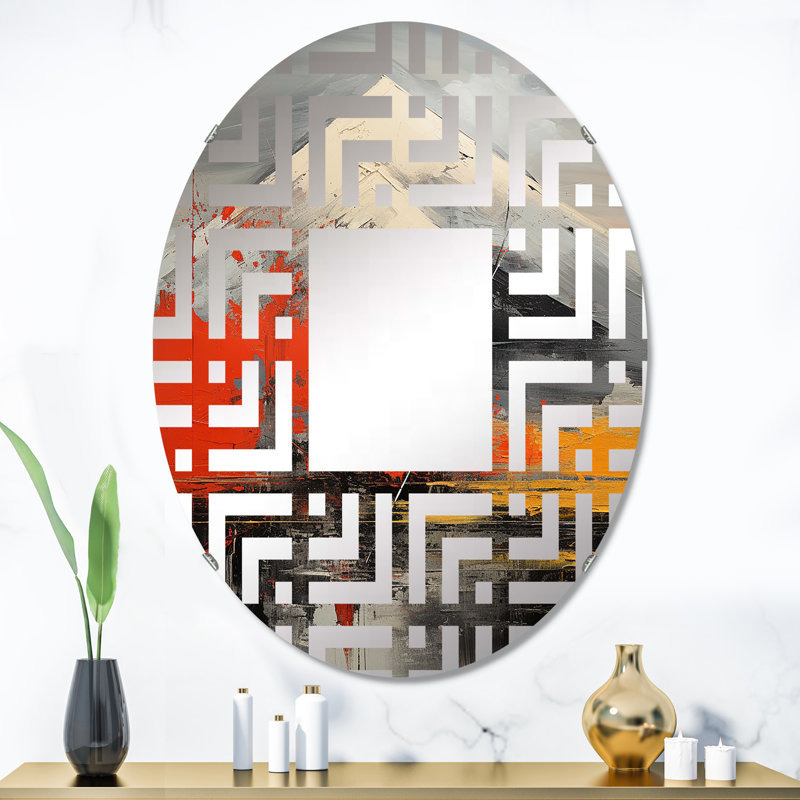 Oval Mirror, 35.4" x 23.6"