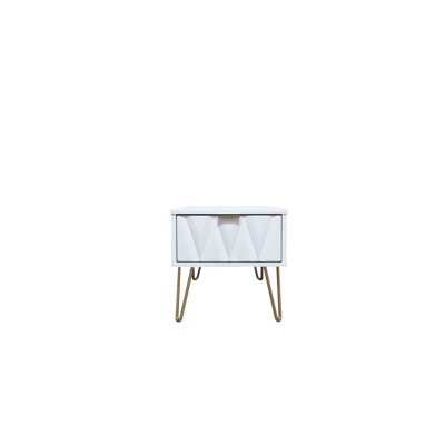 Fully Assembled Payson 1 Drawer Bedside Table