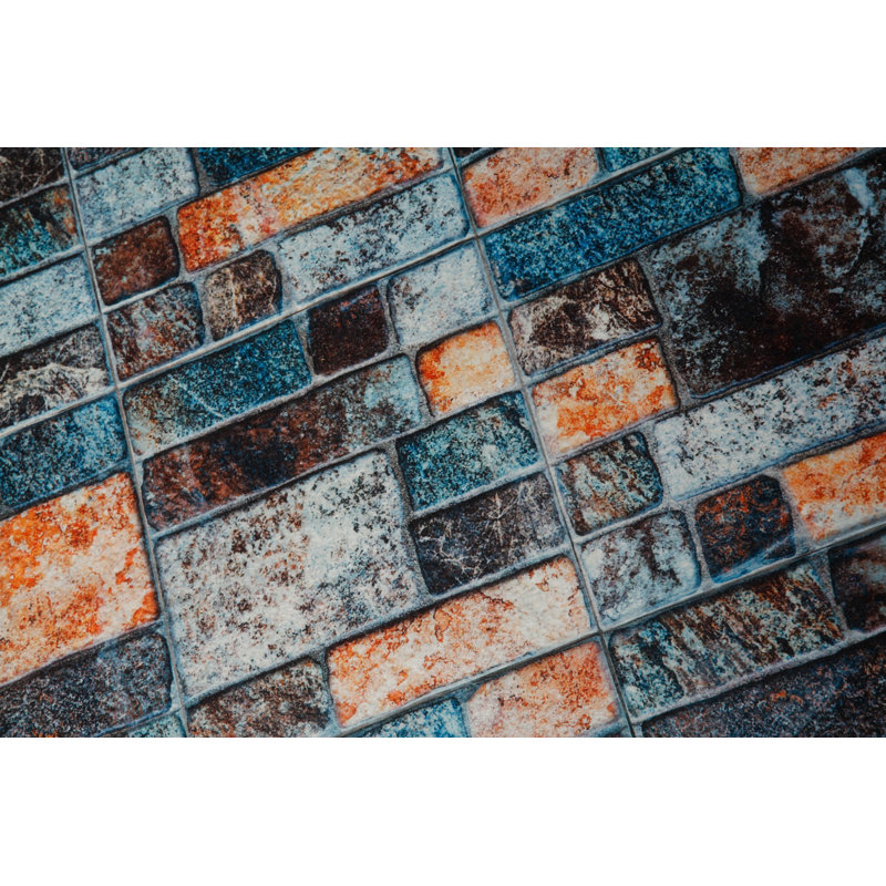 Premium Woven Carpet, 2.6 x 4.0 Feet | 100% Polyester, Antibacterial, Non-Slip Underside | 3D Digital Printing, Machine Washable, Pile Height: 0.04 in | Ideal for Living Room, Bedroom, and Home Decor