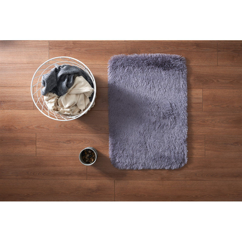 Tapis de bain Derrian, Mauve