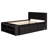 Colored Full Bed With Drawer Storage & Solid Construction In Bedside Drawers Build-337451966