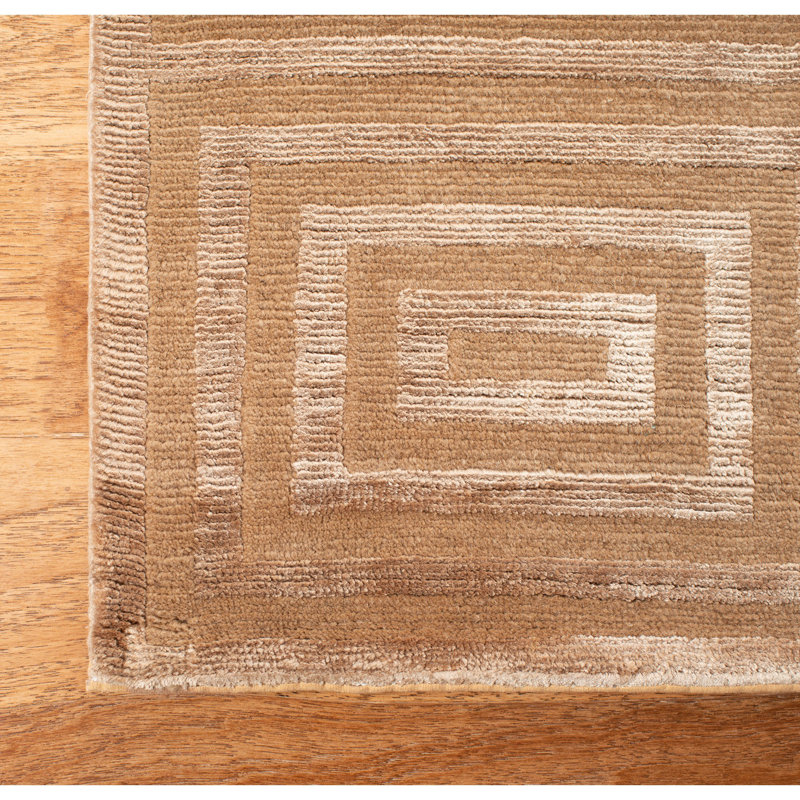 Ralph Lauren Alistair Tiles Wool, Viscose Geometric Rug, Rectangle 9' x 12'