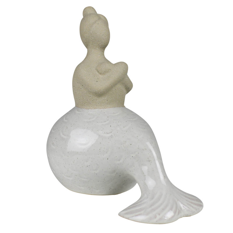 Sitting Mermaid, Ceramic