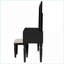 Ensemble de coiffeuse avec tabouret, mobilier de chambre noir classique, miroir à trois volets, 3 tiroirs de rangement | Noir | Tabourets de coiffeuse