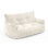 Fauteuil à billes 59 po, canapé paresseux en velours côtelé 59 po, causeuse