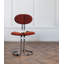 Chaise de salle à manger flottante en alliage d'acier moderne, simple et créative