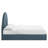 Solana Arched Performance Velvet Platform Bed-105698040-105698039