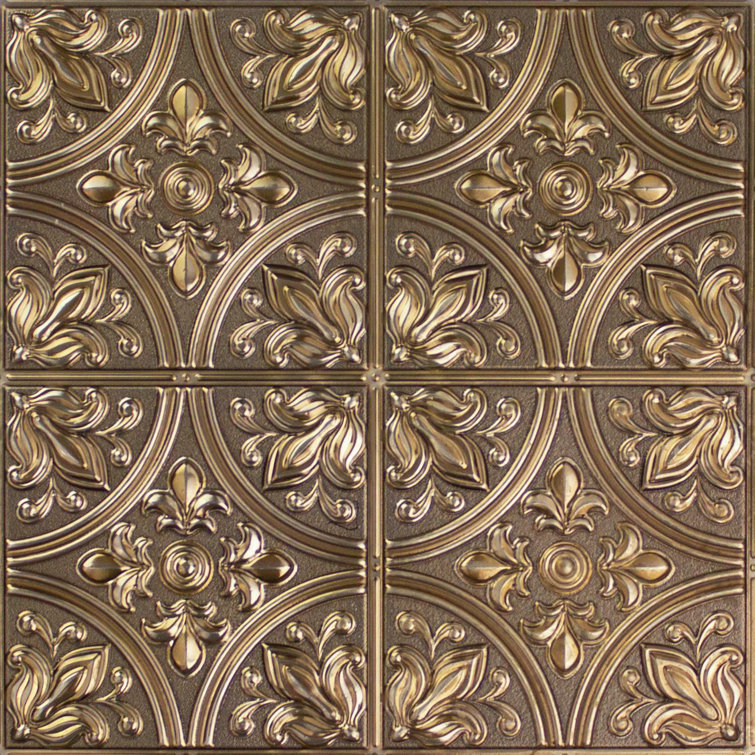 10.5'' W x 10.5'' L Peel and Stick Field Tile