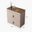 Zyannah High-quality Modern Nightstand,Glass Top-95304737