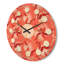 Horloge murale fleurs de l'oiseau du paradis-63893115