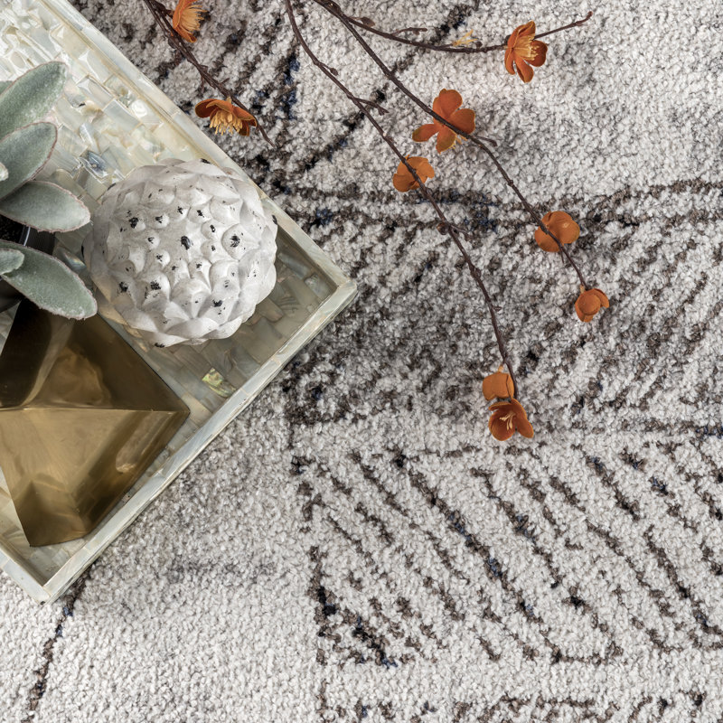 Tapis gris Ludovick, Rectangle 5 pi 3 po x 7 pi 7 po