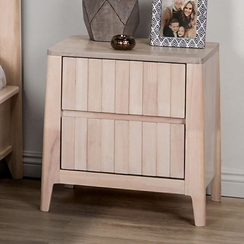 Table de chevet 2 tiroirs Jamisyn