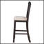 Ensemble de 6 tables de salle à manger à hauteur de comptoir avec 4 chaises et un banc pour la salle à manger (espresso)-1032686662