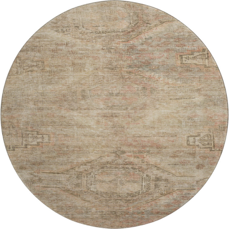 Premium Machine Washable Marasco AMF1631 Global Rug