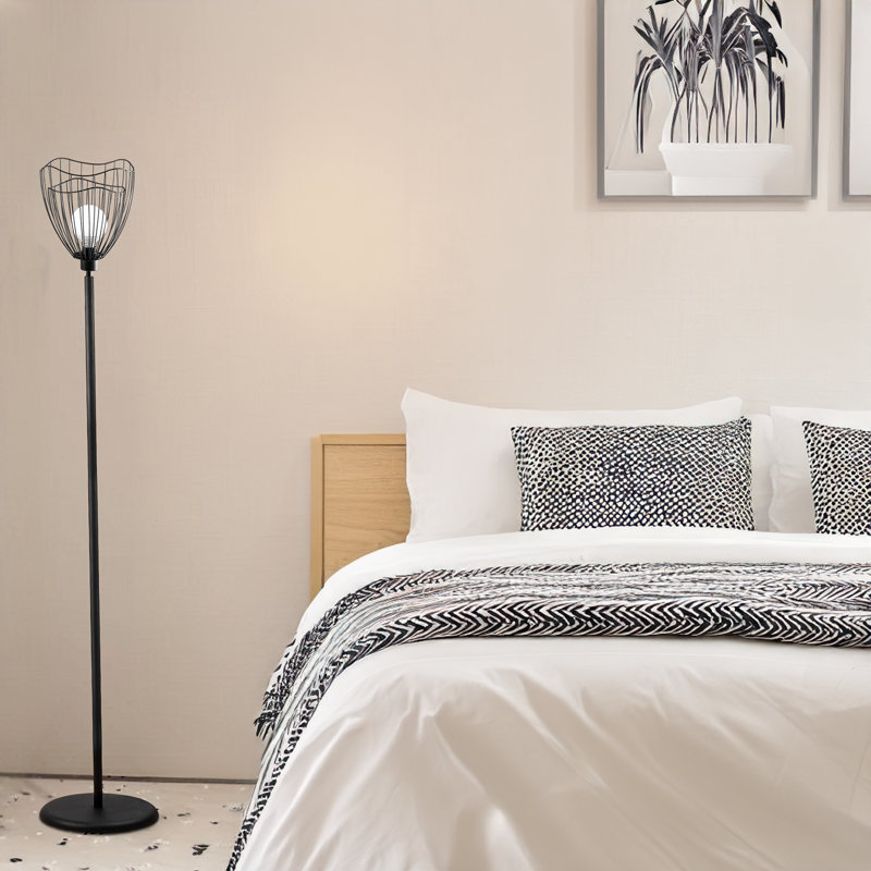 Saesha 62.2'' Black Novelty Floor Lamp