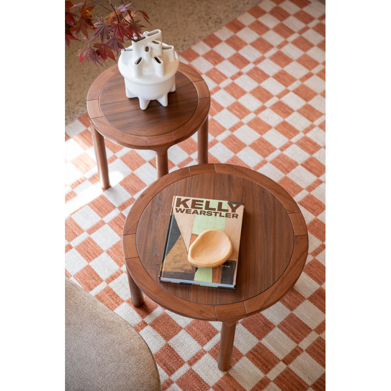Storm Solid Wood Coffee Table, Beige