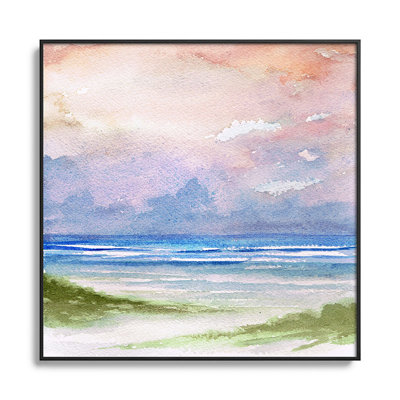 «Seashore Sunset» par Rosie Brown - reproduction de cadre photo