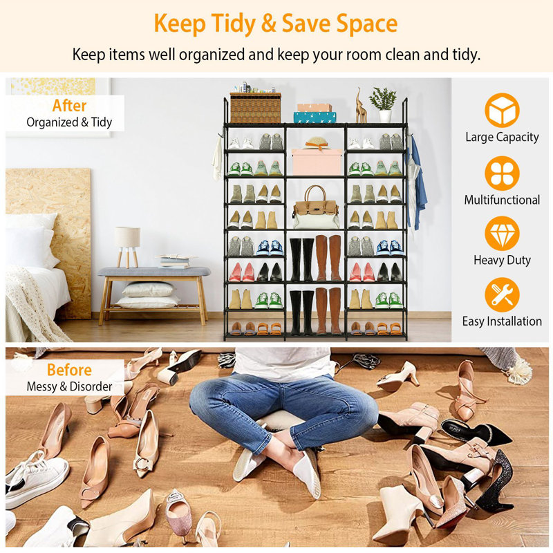 50 Pair Shoe Rack